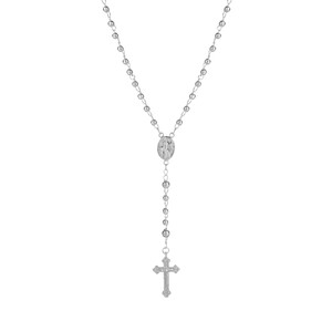 Casa Padrino Halskette Rosenkranz aus Sterlingsilber