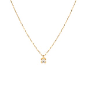 Casa Padrino Halskette Solit�r Diamant aus 19,2Kt Gold