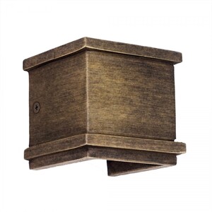Casa Padrino Jugendstil Au�enwandleuchte 10 x 8 x H. 9 cm - Bronze - Nostalgische Wetterfeste Au�enleuchte