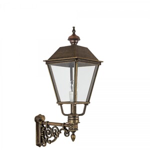Casa Padrino Jugendstil Au�enwandleuchte 21 x 39 x H. 70 cm - Bronze - Nostalgische Wetterfeste Au�enleuchte