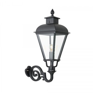 Casa Padrino Jugendstil Au�enwandleuchte 26 x 45 x H. 75 cm - Schwarz - Nostalgische Wetterfeste Au�enleuchte