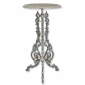 Casa Padrino Jugendstil Gusseisen Blumentisch Antik Hellgr�n H. 69 cm - Garten M�bel