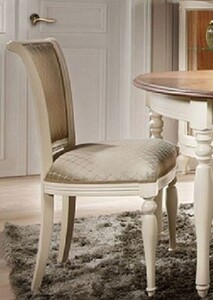 Casa Padrino Luxus Jugendstil Esszimmer Stuhl Gold / Creme - Esszimmer M�bel