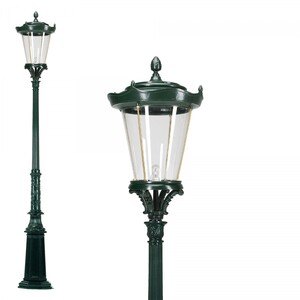 Casa Padrino Jugendstil Gartenlaterne 60 x 60 x H. 342 cm - Verschiedene Farben - Nostalgische Wetterfeste Au�enleuchte