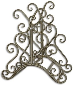 Casa Padrino Jugendstil Gartenschlauch Wandhalter Braun 31,6 x H. 34,5 cm - Nostalgische Metall Schlauch Wandhalterung - Barock & Jugendstil Garten Accessoires