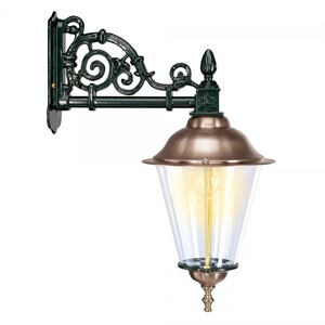 Casa Padrino Jugendstil H�ngeleuchte 22 x 36 x H. 50 cm - Verschiedene Farben - Nostalgische Wetterfeste Au�enleuchte