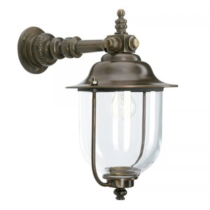 Casa Padrino Jugendstil H�ngeleuchte 32 x 52 x H. 56 cm - Bronze - Nostalgische Wetterfeste Au�enleuchte