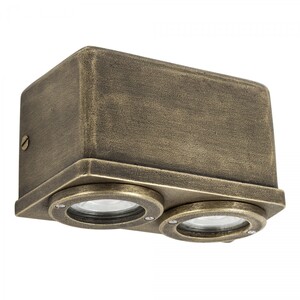 Casa Padrino Jugendstil Hofleuchte 15 x 8 x H. 10 cm - Bronze - Nostalgische Wetterfeste Au�enleuchte