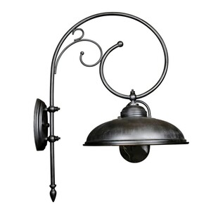 Casa Padrino Jugendstil Hofleuchte 48 x 67 x H. 94 cm - Schwarz - Nostalgische Wetterfeste Au�enleuchte