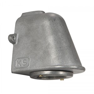 Casa Padrino Jugendstil Hofleuchte 8 x 9 x H. 10 cm - Silber - Nostalgische Wetterfeste Au�enleuchte
