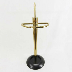 Casa Padrino Jugendstil Messing Schirmst�nder Gold / Schwarz - Hotel & Restaurant Accessoires