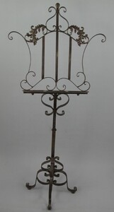 Casa Padrino Jugendstil Notenstnder Rost H. 135 cm - Barock & Jugendstil Deko Accessoires