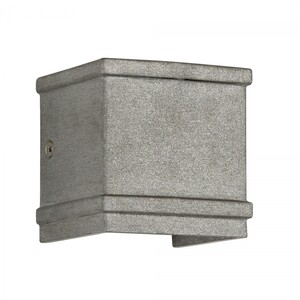 Casa Padrino Jugendstil Schiffslampe 10 x 8 x H. 9 cm - Silber - Nostalgische Wetterfeste Au�enleuchte