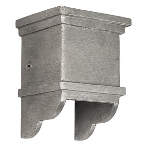 Casa Padrino Jugendstil Schiffslampe 10 x 9 x H. 13 cm - Silber - Nostalgische Wetterfeste Au�enleuchte