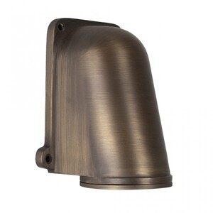Casa Padrino Jugendstil Schiffslampe 12 x 10 x H. 15 cm - Bronze - Nostalgische Wetterfeste Au�enleuchte