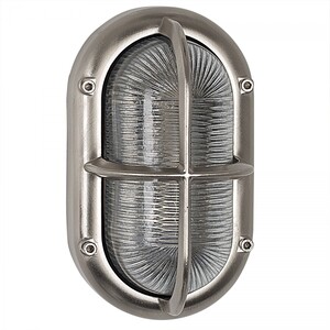 Casa Padrino Jugendstil Schiffslampe 12 x 12 x H. 20 cm - Nickel - Nostalgische Wetterfeste Au�enleuchte