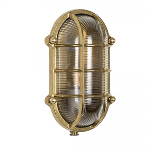 Casa Padrino Jugendstil Schiffslampe 16 x 11 x H. 23 cm - Bronze - Nostalgische Wetterfeste Au�enleuchte