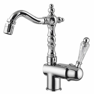 Casa Padrino Luxus Jugendstil Waschtisch Armatur H. 24 cm - Made in Italy