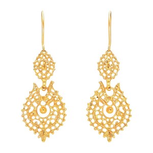 Casa Padrino K�nigin-Ohrringe XS aus 19,2Kt Gold