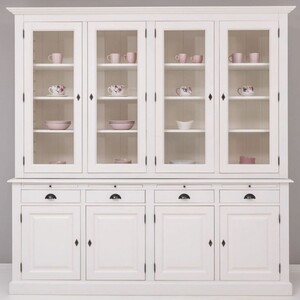 Casa Padrino Landhausstil Esszimmer Schrank Wei� 227 x H. 225 cm - Esszimmer M�bel