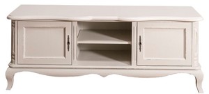 Casa Padrino Landhausstil Sideboard mit 2 Tren Antik Hellgrau 158 x 48 x H. 60 cm - Landhausstil Wohnzimmermbel