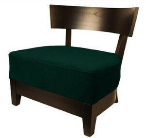 Casa Padrino Luxus Lounge Club Sessel Dunkelgrn / Dunkelbraun 73,5 x 66 x H. 74 cm - Luxus Kollektion
