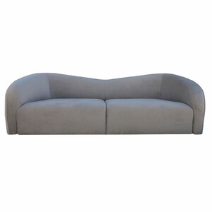 Casa Padrino Luxus 3er Wohnzimmer Sofa Grau 238 cm - Wohnzimmer Interior