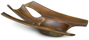 Casa Padrino Luxus Designer Aschenbecher Vintage Messing 26 x 15 x H. 7,5 cm - Dekorativer Messing Aschenbecher - Deko Accessoires - Luxus Deko - Luxus Accessoires