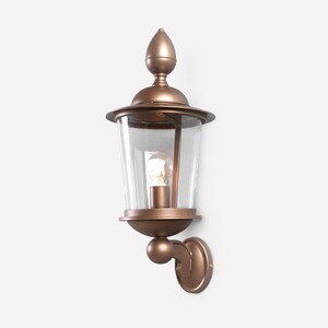 Casa Padrino Luxus Au�en Laterne Bronze  24.5 x H. 59 cm - Handgefertigte Laterne aus Schmiedeeisen - Luxus Kollektion - Edel & Prunkvoll
