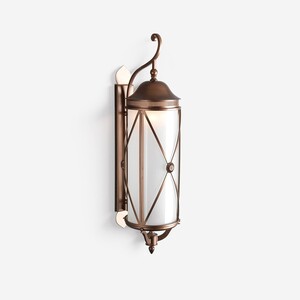 Casa Padrino Luxus Au�en Laterne Bronze T. 32 x H. 93 cm - Handgefertigte Laterne aus Schmiedeeisen - Luxus Kollektion - Edel & Prunkvoll