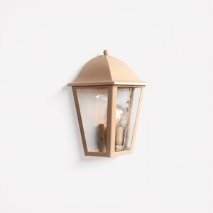 Casa Padrino Luxus Au�en Laterne Gold B. 32 x H. 36 cm - Handgefertigte Laterne aus Schmiedeeisen - Luxus Kollektion - Edel & Prunkvoll