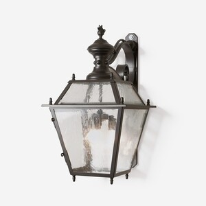Casa Padrino Luxus Au�en Laterne Gold B. 33.5 x H. 150 cm - Handgefertigte Laterne aus Schmiedeeisen - Luxus Kollektion - Edel & Prunkvoll