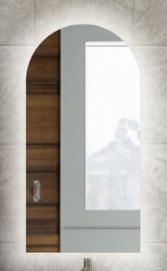 Casa Padrino Luxus Badezimmer Spiegel 60 x 3 x H. 120 cm - Wandspiegel mit LED Hintergrundbeleuchtung - Badezimmer M�bel - Badezimmer Accessoires - Luxus M�bel