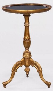 Casa Padrino Luxus Barock Beistelltisch im chinesischen Stil Antik Gold / Schwarz - Barock M�bel