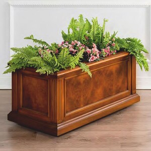 Casa Padrino Luxus Barock Blumentopf Braun 91 cm - Made in Italy