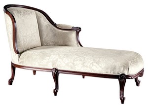 Casa Padrino Luxus Barock Chaiselongue Gold / Dunkelbraun 166 x 78 x H. 90 cm - M�bel im Barockstil