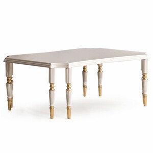Casa Padrino Luxus Barock Couchtisch Creme / Gold 110 cm - Barock Wohnzimmer M�bel
