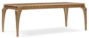 Casa Padrino Luxus Barock Esstisch Gold - Rechteckiger Barockstil K�chentisch - Luxus Esszimmer M�bel im Barockstil - Barock Esszimmer M�bel - Barock Einrichtung