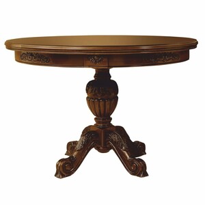 Casa Padrino Luxus Barock Esstisch Dunkelbraun 100-140 cm - Barock Esszimmer M�bel