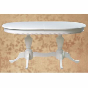 Casa Padrino Luxus Barock Esstisch Wei� 160-200 cm - Barock Esszimmer M�bel