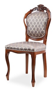 Casa Padrino Luxus Barock Esszimmer Stuhl Grau / Braun H. 102 cm - Esszimmer M�bel im Barockstil