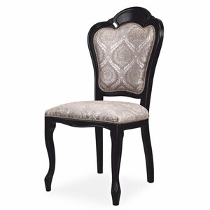 Casa Padrino Luxus Barock Esszimmer Stuhl Grau / Schwarz H. 107 cm - Barock Esszimmer M�bel