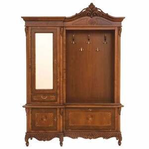Casa Padrino Luxus Barock Garderobe Braun 162 x 45 x H. 230 cm - Barock Garderoben M�bel