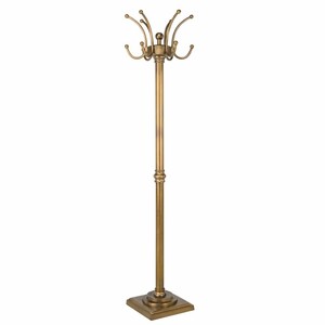 Casa Padrino Luxus Barock Garderobenst�nder Antik Messing H. 172 cm - Aluminium Kleiderst�nder - Barock Garderoben M�bel