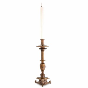 Casa Padrino Luxus Barock Kerzenst�nder Antik Gold H. 39,5 cm - Barock Deko