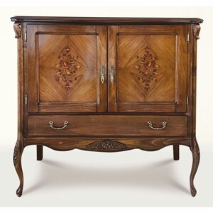 Casa Padrino Luxus Barock Schlafzimmer Kommode Braun 123 cm - Barock M�bel