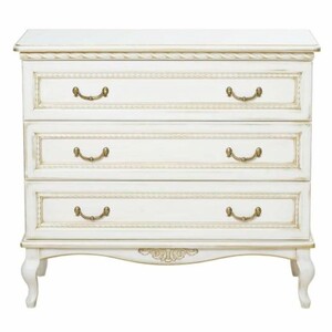 Casa Padrino Luxus Barock Kommode Wei� / Beige 100 cm - Prunkvolle Barock M�bel