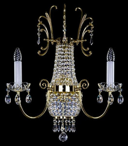 Casa Padrino Luxus Barock Kristall Wandleuchte Gold 39 x 19 x H. 60 cm - Prunkvolle Wandlampe mit B�hmischem Kristallglas - Edel & Prunkvoll