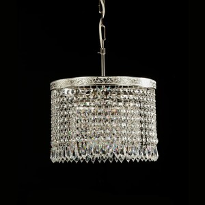 Casa Padrino Luxus Barock Kristall Kronleuchter Gold  30 x H. 25 cm - Prunkvolle Messing Kronleuchter mit b�hmischem Kristallglas - Barock M�bel - Edel & Prunkvoll