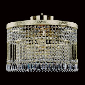 Casa Padrino Luxus Barock Kristall Kronleuchter Gold  40 x H. 30 cm - Prunkvolle Messing Kronleuchter mit b�hmischem Kristallglas - Barock M�bel - Edel & Prunkvoll